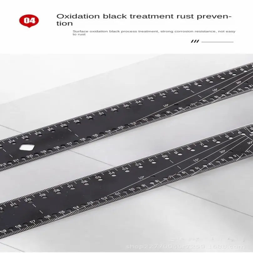 Precise Metal Carpenter Ruler