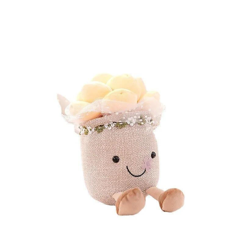 Colorful Friendly Plush Tulip Toy