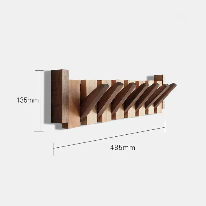 Stylish Wooden Entryway Coat Hook