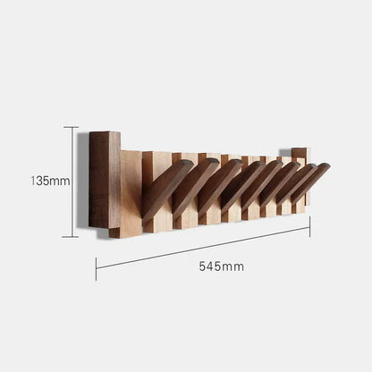 Stylish Wooden Entryway Coat Hook