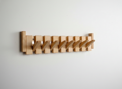 Stylish Wooden Entryway Coat Hook