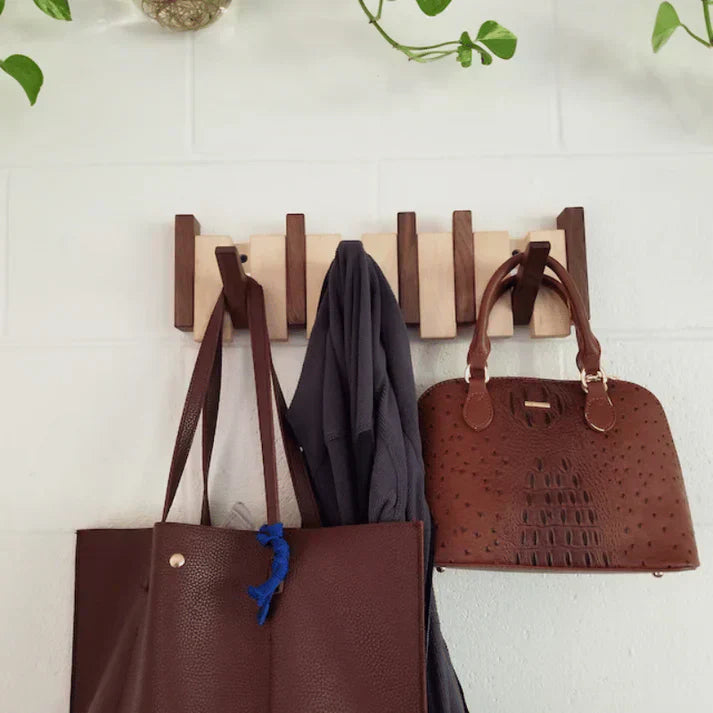 Stylish Wooden Entryway Coat Hook