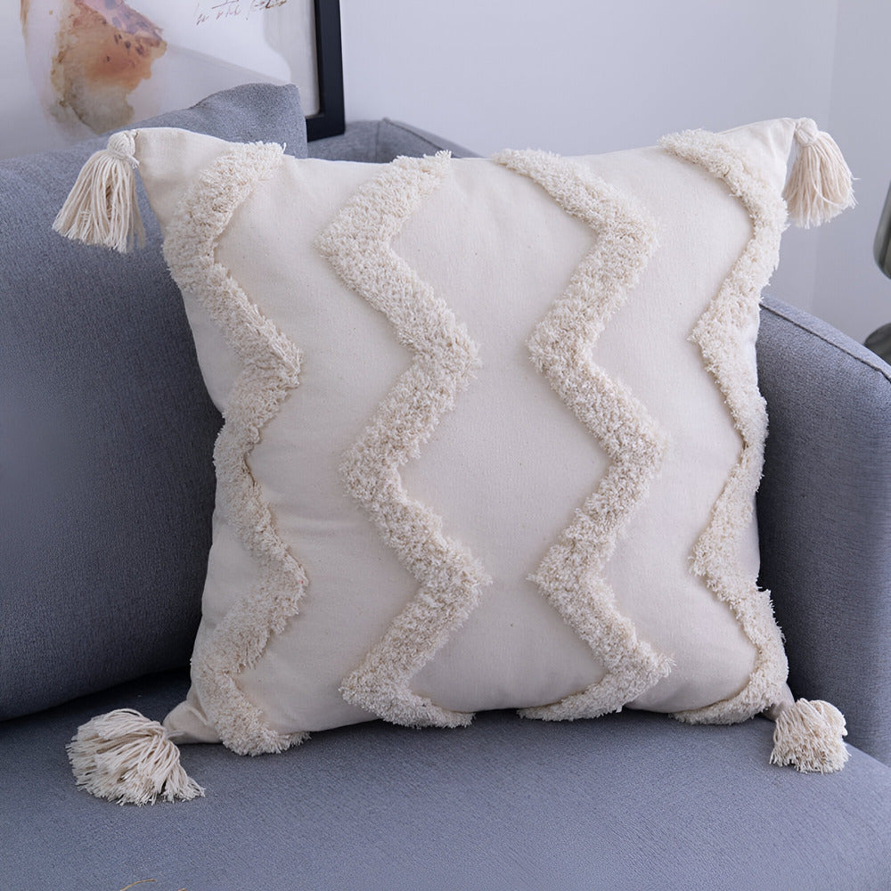 Befez | Vintage Cotton Pillow Cover in Chic Bohemian Style