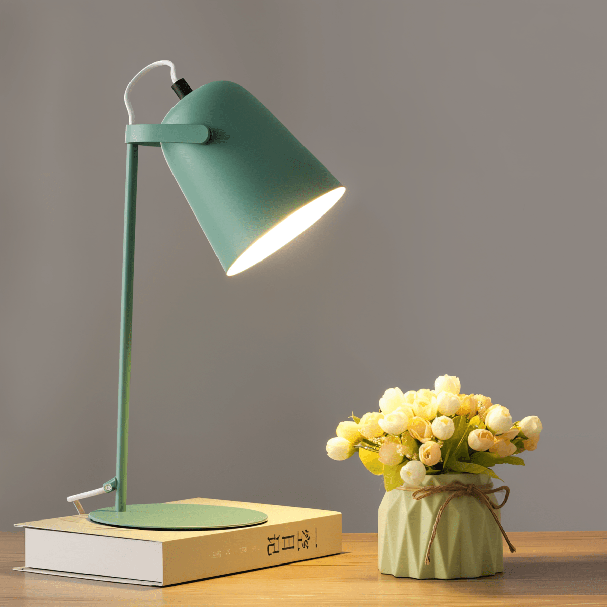 Soft Pink Table Lamp Modern Nordic Style