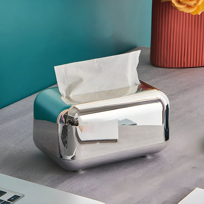 Elegant Gold Tissue Box Cover - Befez