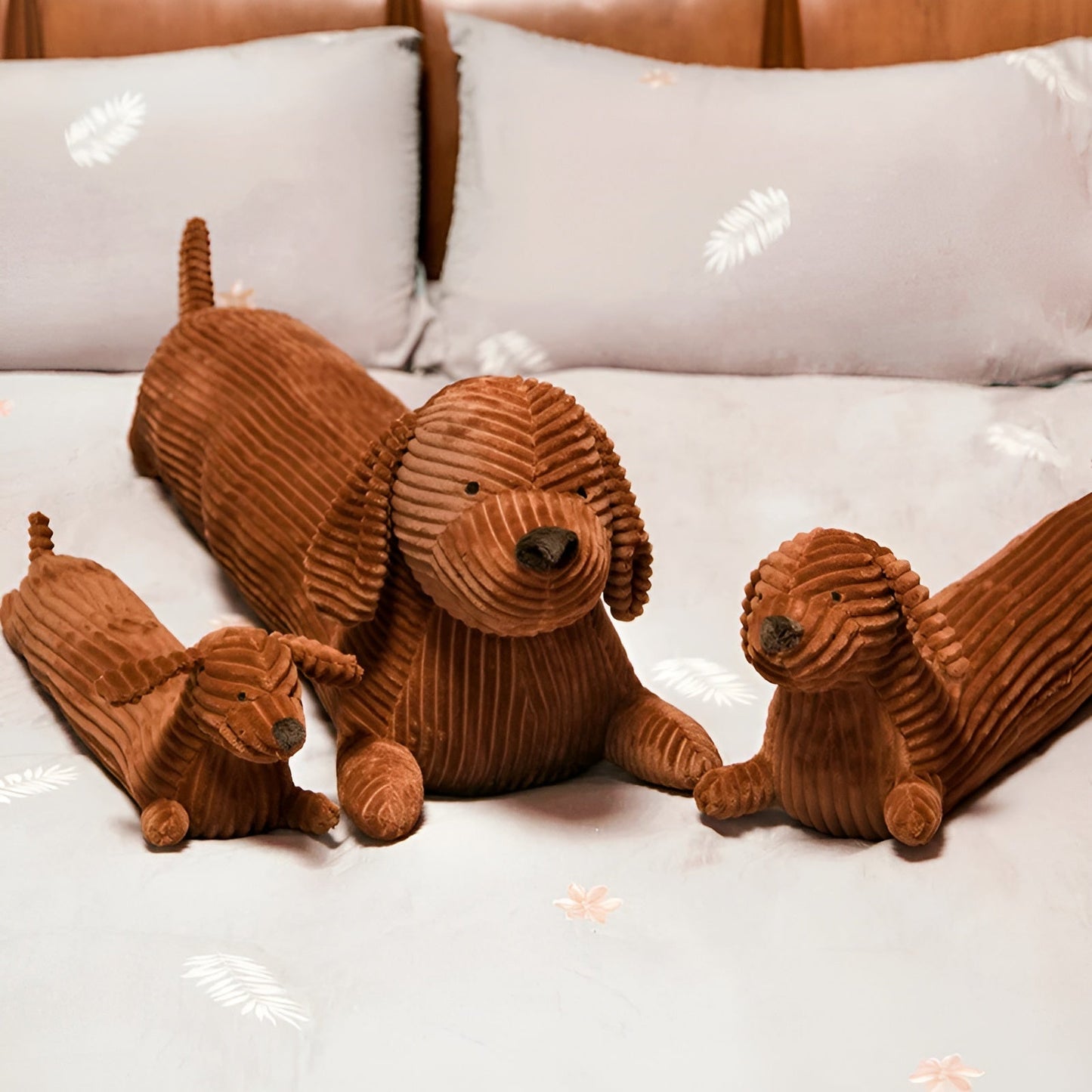 Plush Dachshund Dog Pillow - Cozy Pet Shaped Cushion