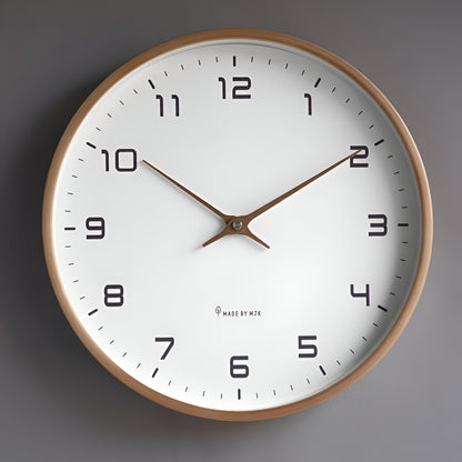 Simple Wooden Wall Clock Modern Home Decor