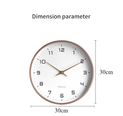 Simple Wooden Wall Clock Modern Home Decor