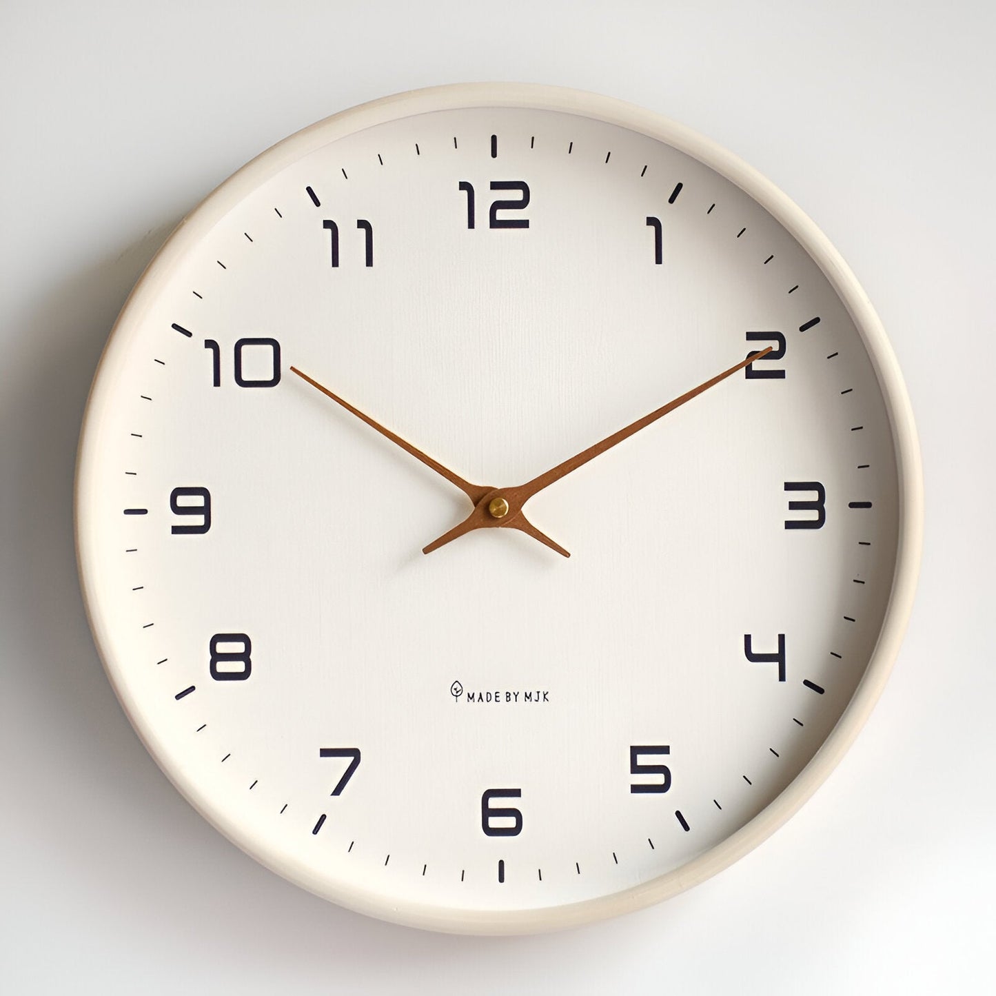 Simple Wooden Wall Clock Modern Home Decor