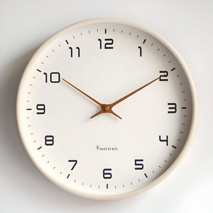 Simple Wooden Wall Clock Modern Home Decor
