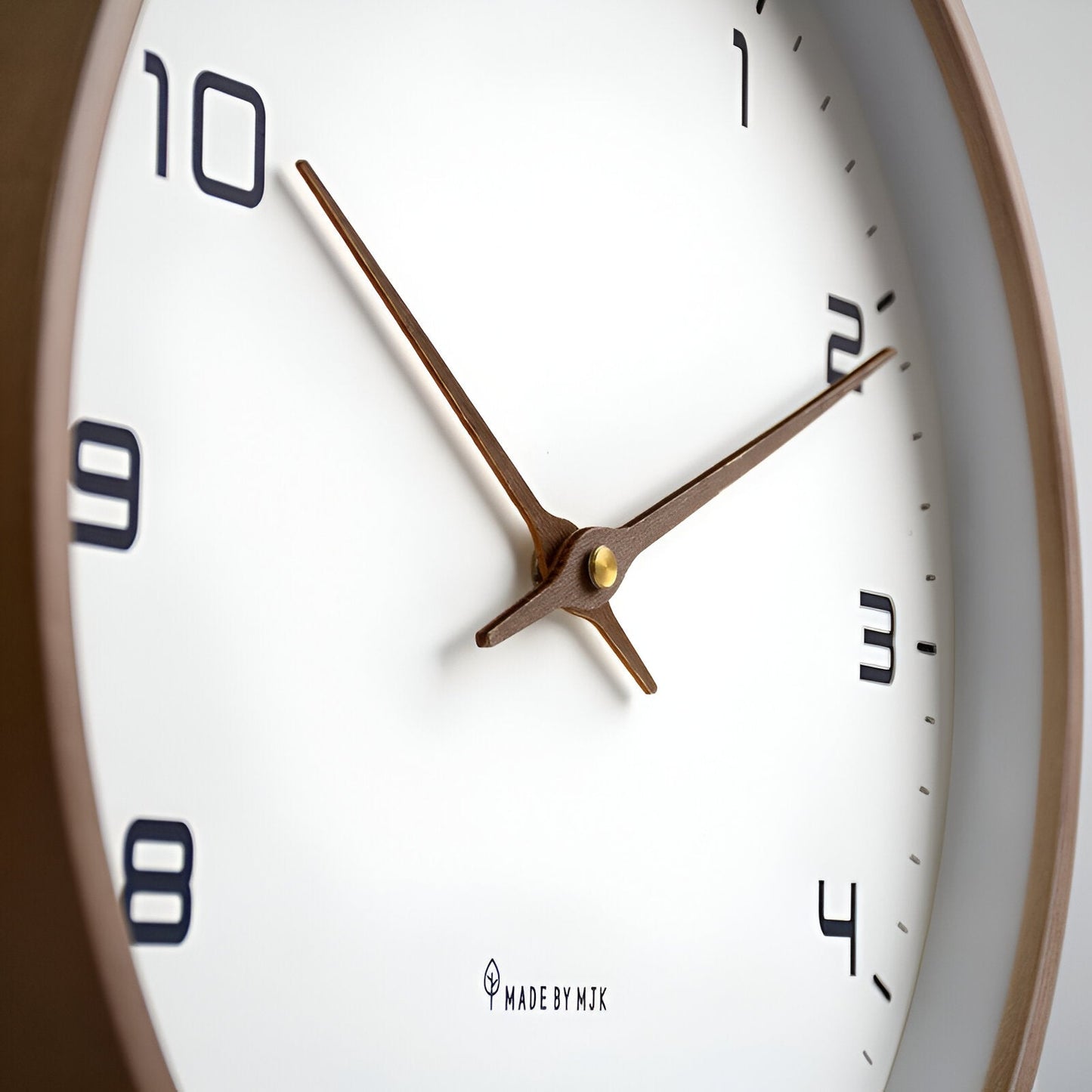 Simple Wooden Wall Clock Modern Home Decor