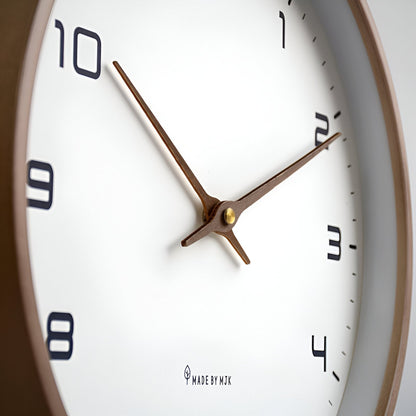Simple Wooden Wall Clock Modern Home Decor