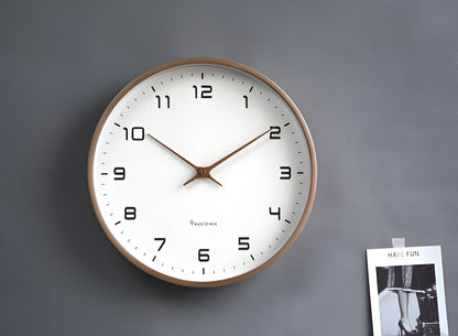 Simple Wooden Wall Clock Modern Home Decor