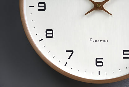 Simple Wooden Wall Clock Modern Home Decor