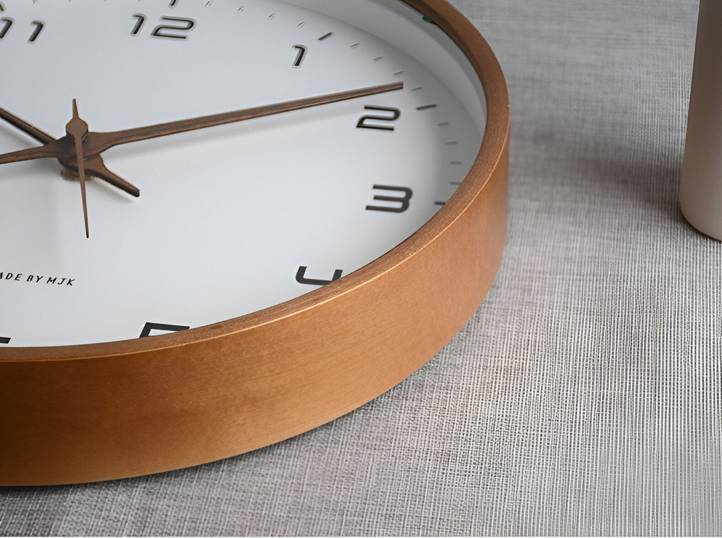 Simple Wooden Wall Clock Modern Home Decor