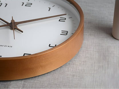 Simple Wooden Wall Clock Modern Home Decor