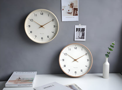 Simple Wooden Wall Clock Modern Home Decor