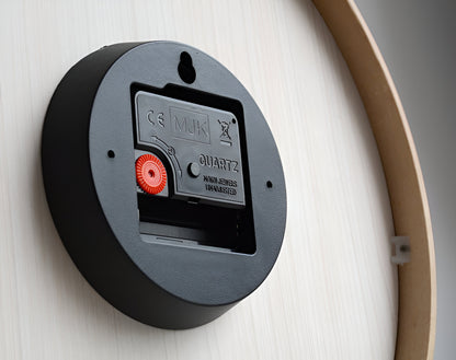 Simple Wooden Wall Clock Modern Home Decor