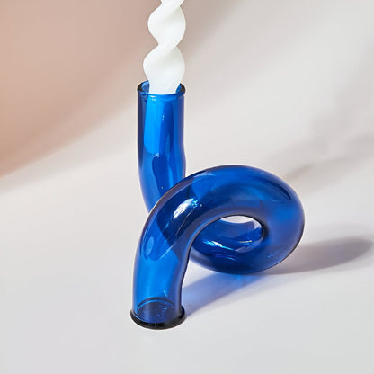 Stylish Glass Vase Candle Holder