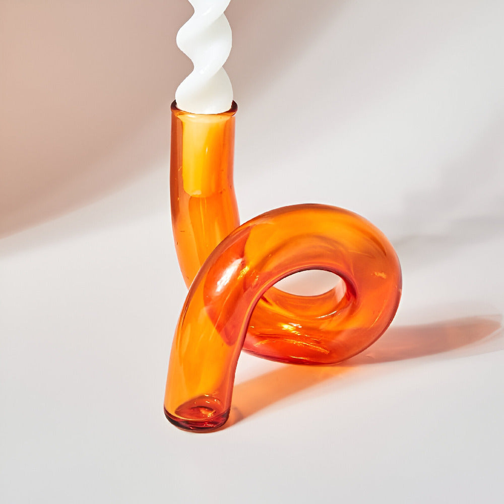 Stylish Glass Vase Candle Holder