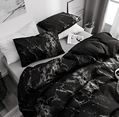 Elegant 3-Piece Bedding Set with Stone Pattern - Befez