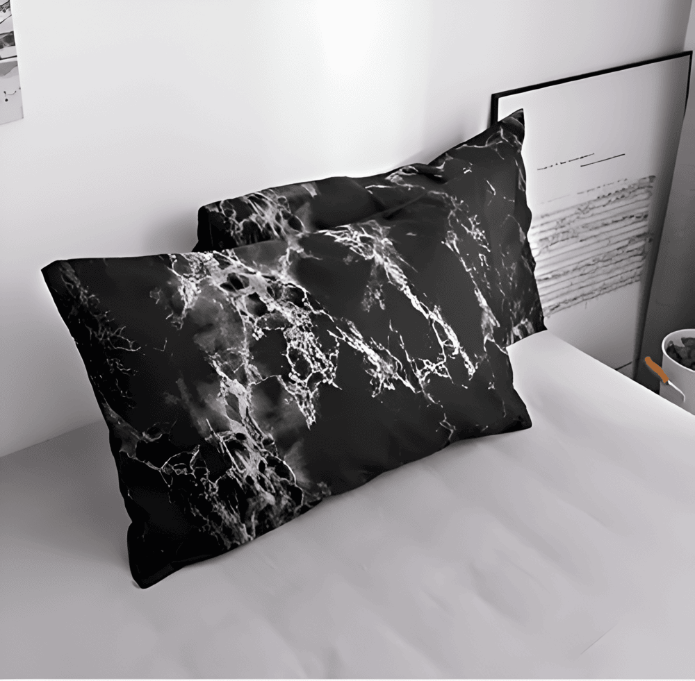Elegant 3-Piece Bedding Set with Stone Pattern