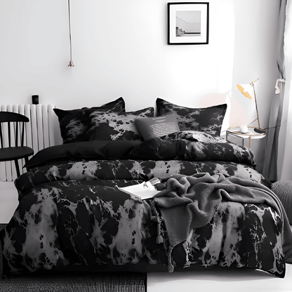 Elegant 3-Piece Bedding Set with Stone Pattern