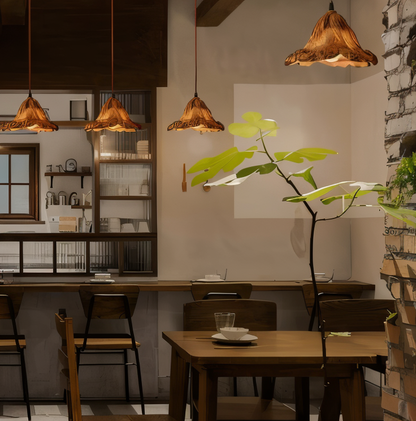 Unique Resin Pendant Light with Lava Style