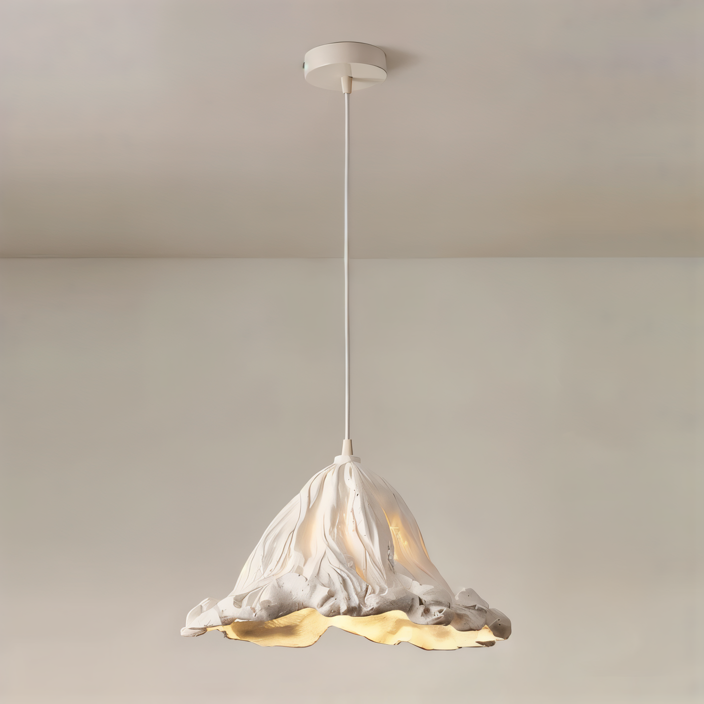 Unique Resin Pendant Light with Lava Style