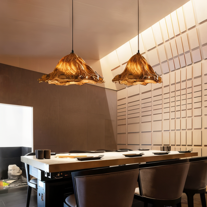 Unique Resin Pendant Light with Lava Style