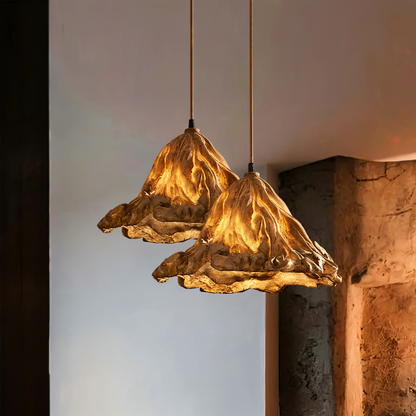 Unique Resin Pendant Light with Lava Style