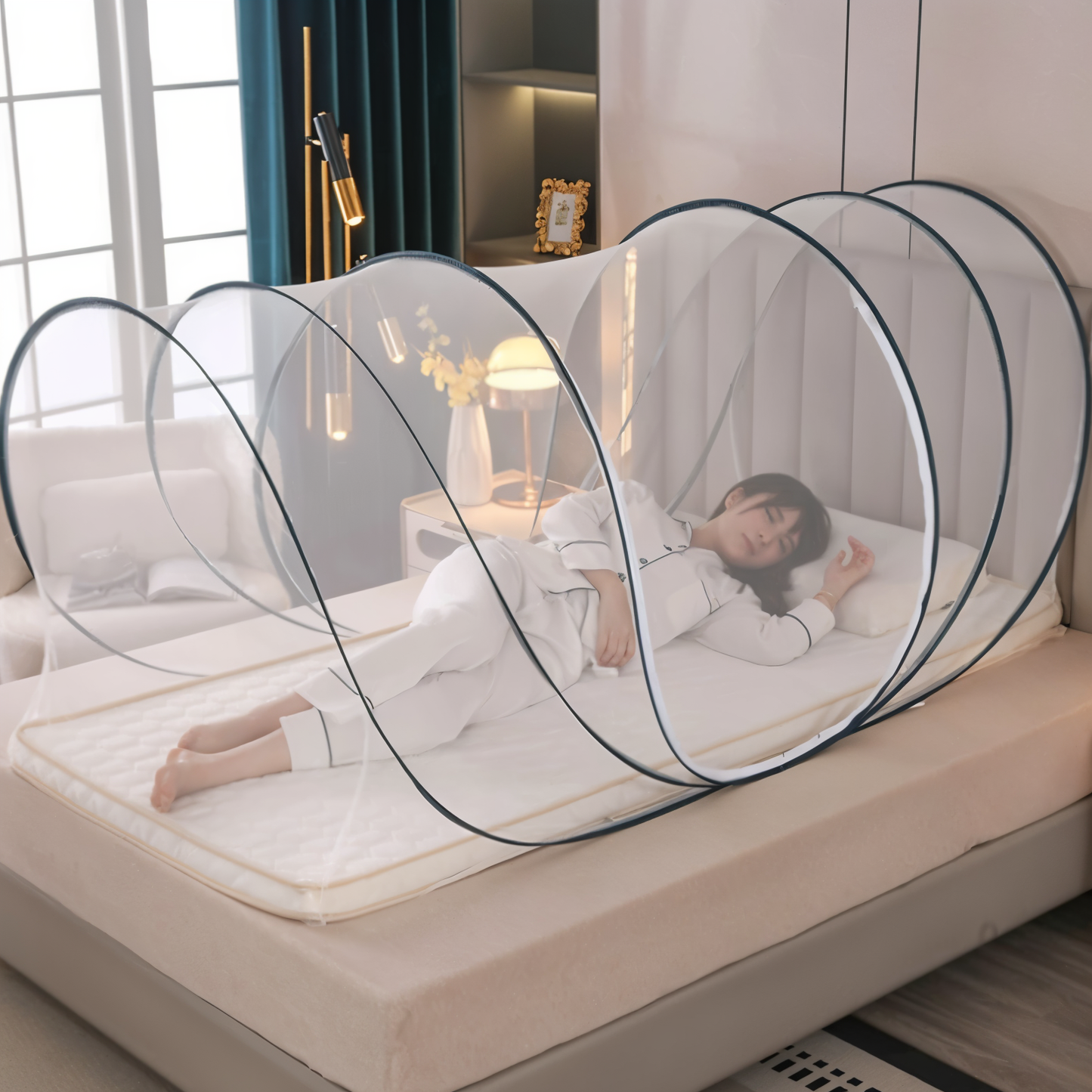 Portable Round Mosquito Net for Travel