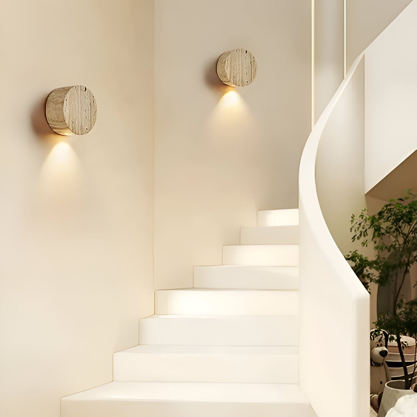 Warm White LED Wall Lamp with Soft Glow
