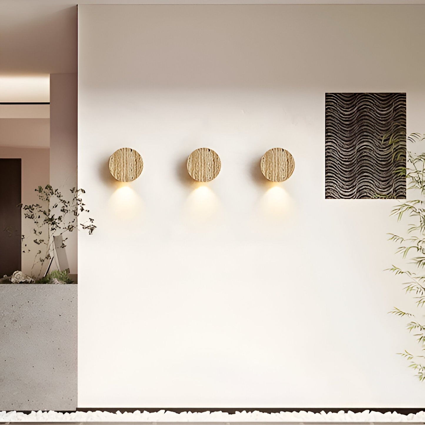 Warm White LED Wall Lamp with Soft Glow