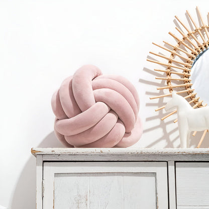 Unique Handmade Round Throw Pillow