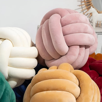 Unique Handmade Round Throw Pillow