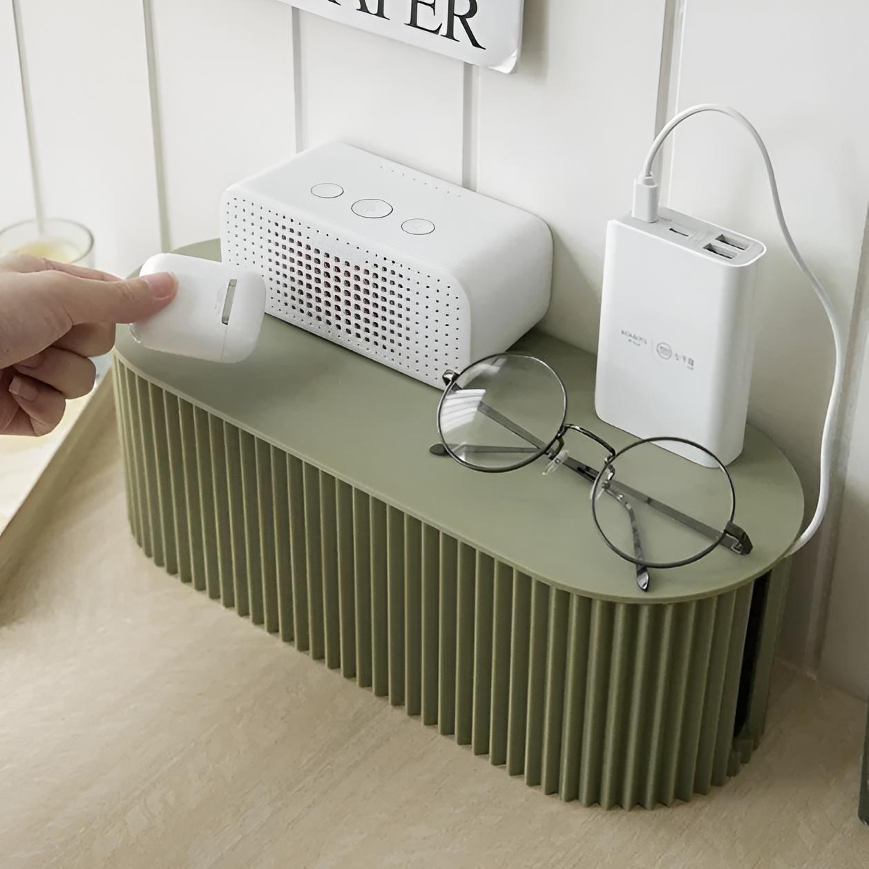 Stylish Cable Management Box in Pastel Colors