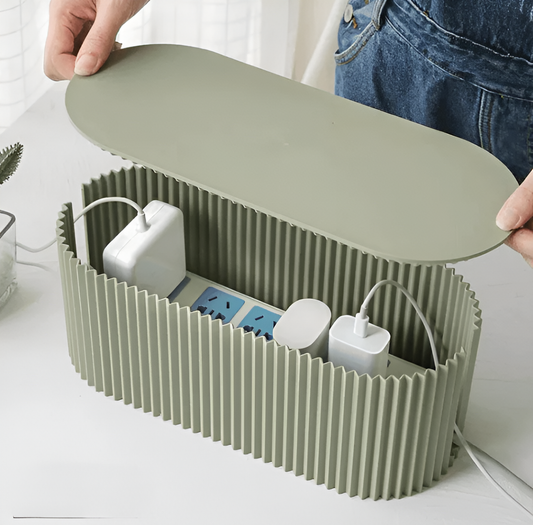 Colorful Cord Storage Box with Lid - Befez