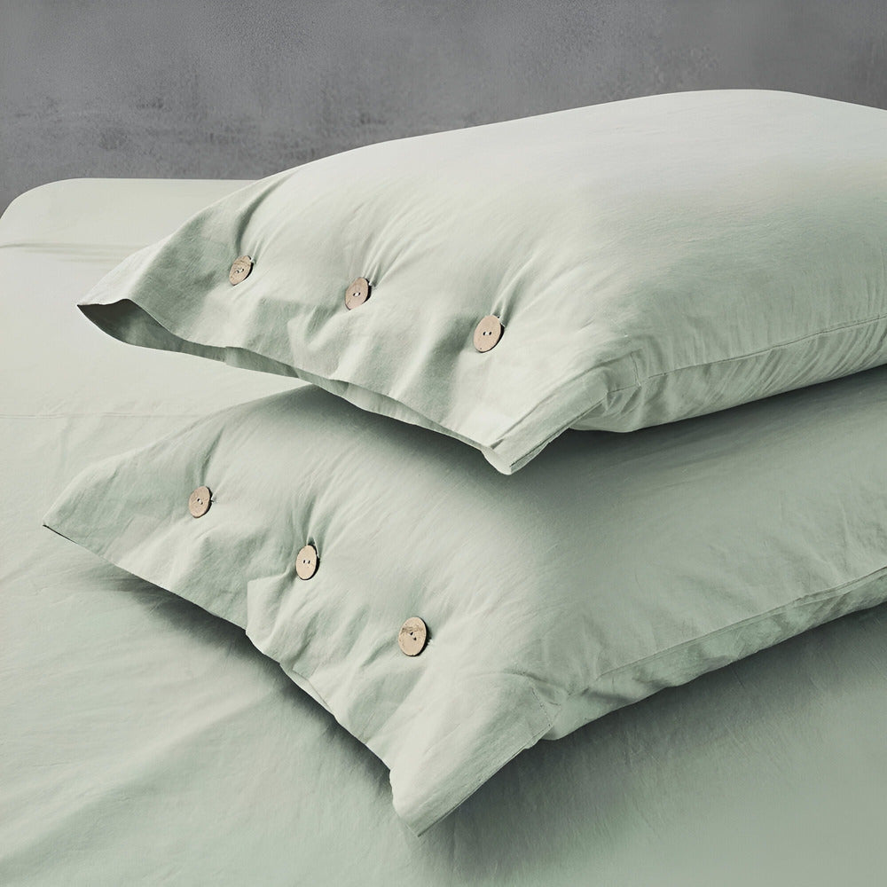 Soft Cotton Bedroom Sheet Set with 2 Pillow Covers