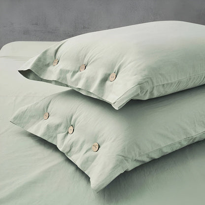 Soft Cotton Bedroom Sheet Set with 2 Pillow Covers