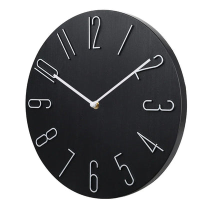 Quiet Slim Wall Clock with Simple Quartz Mechanism - Befez