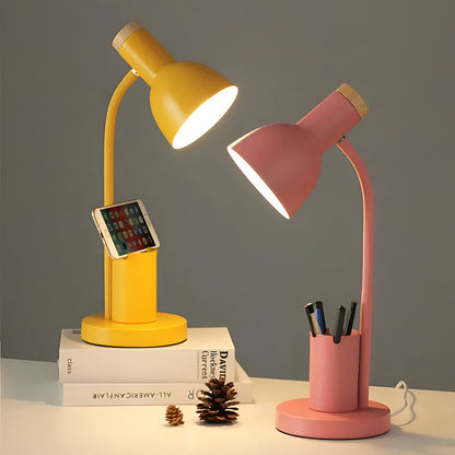 Stylish Desk Lamp with Built-in Pen Holder