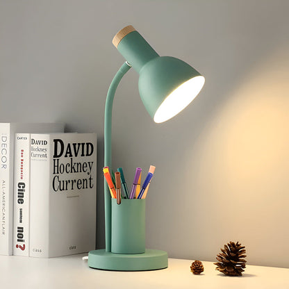 Stylish Desk Lamp with Built-in Pen Holder