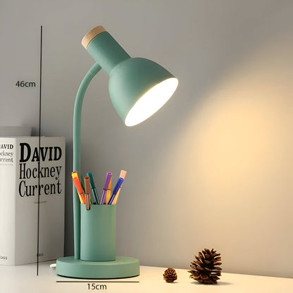 Stylish Desk Lamp with Built-in Pen Holder