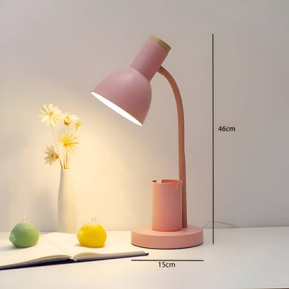 Stylish Desk Lamp with Built-in Pen Holder