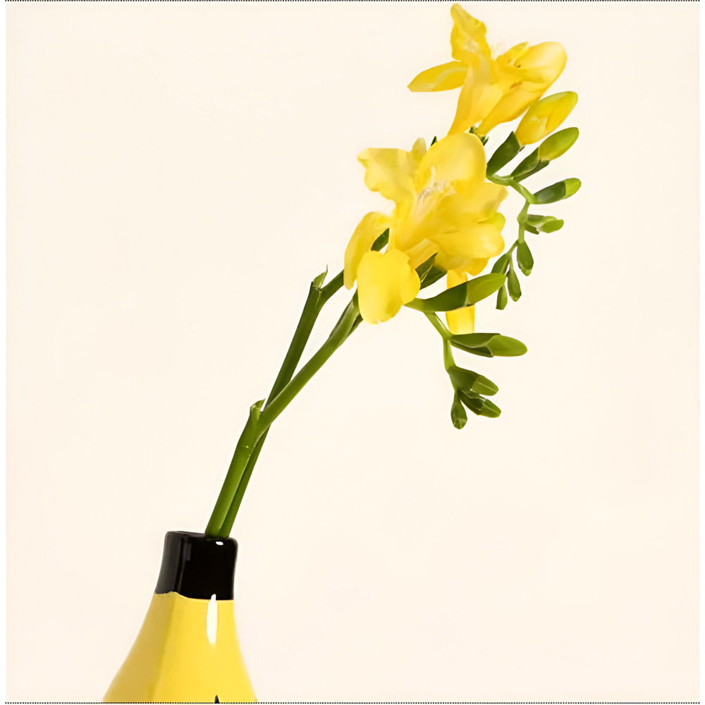 Funny Yellow Ceramic Fruit Vase
