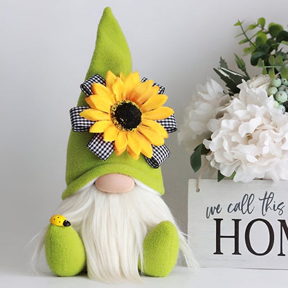 Befez | Adorable Small Garden Gnome with Bright Flowers