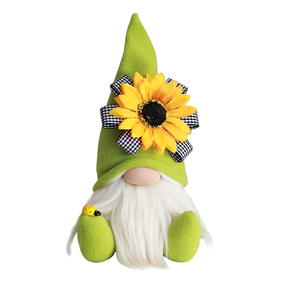 Befez | Adorable Small Garden Gnome with Bright Flowers - Befez