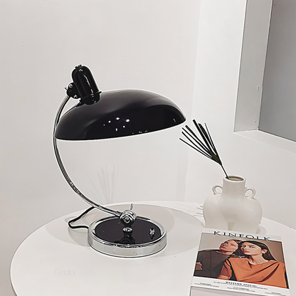 Rustic Metal Adjustable Table Lamp