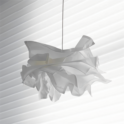 Unique Drop Pendant Light with Textured Shade